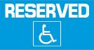 Reserved Handicapped