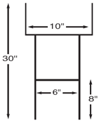 Heavy Duty Step Frames - PatriotSigns.com