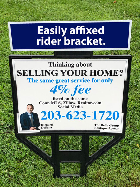 Patriot Signs - Easily Affixed Rider Bracket Patriot Signs - Easily Affixed Rider Bracket