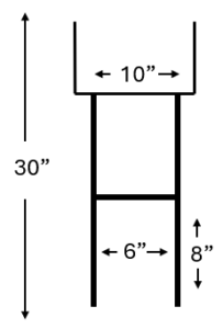 HD H-Frame PatriotSigns.com